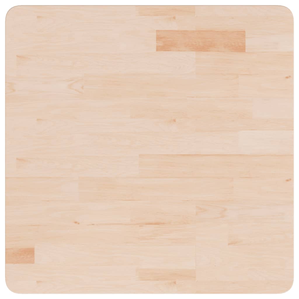 vidaXL Blat de masă pătrat, 60x60x1,5 cm, lemn masiv stejar netratat