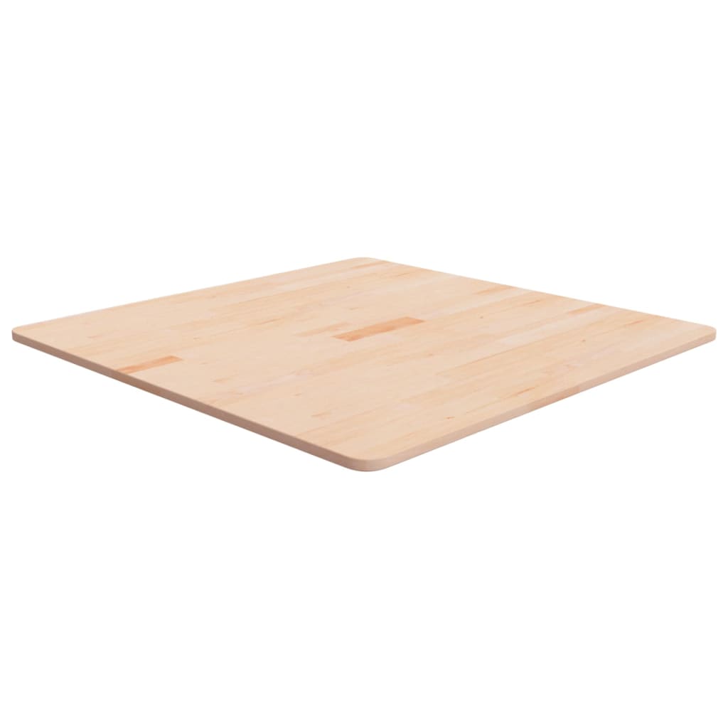 vidaXL Blat de masă pătrat, 80x80x1,5 cm, lemn masiv stejar netratat