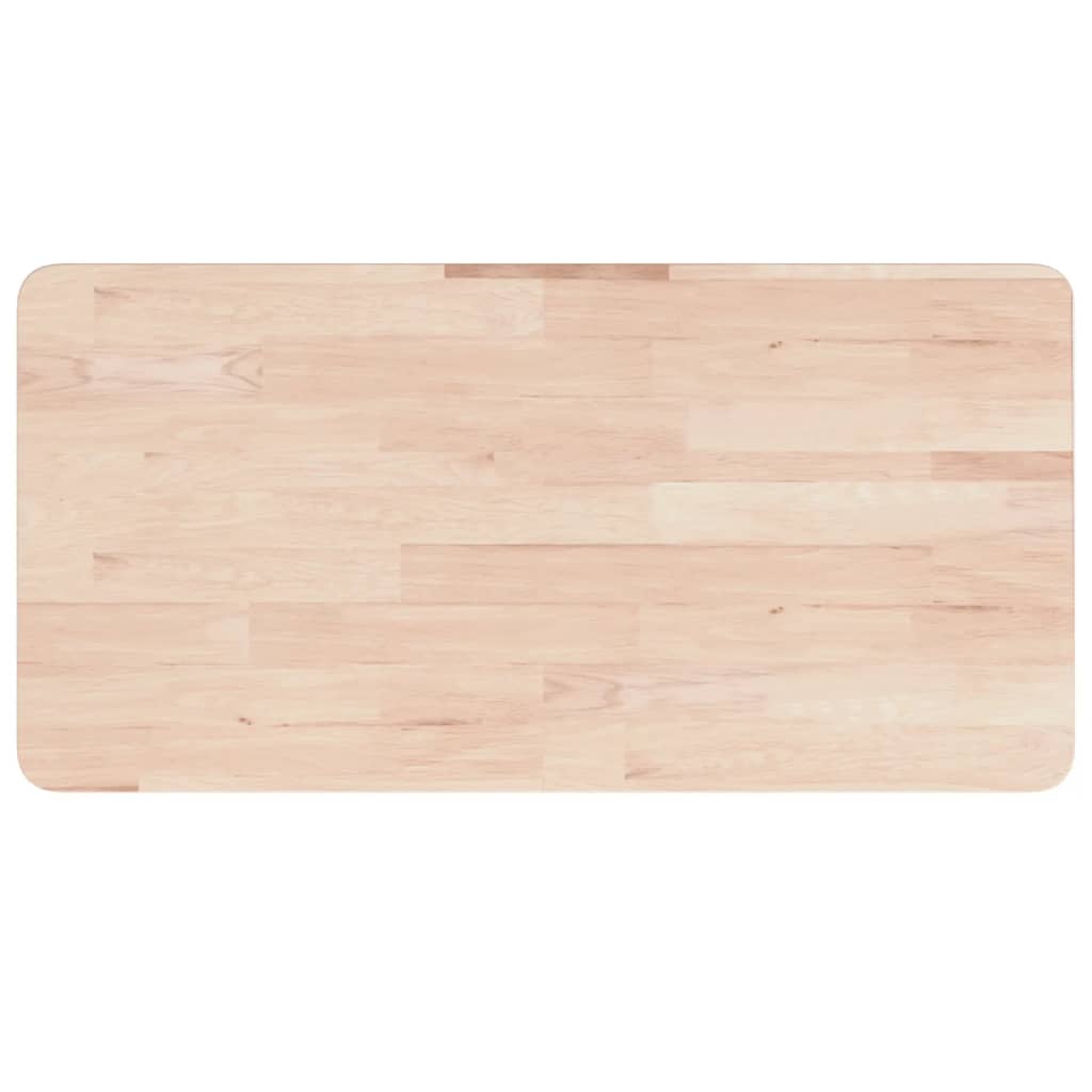 vidaXL Blat de baie, 80x40x1,5 cm, lemn masiv netratat vidaXL Blat de baie, 80x40x1,5 cm, lemn masiv netratat