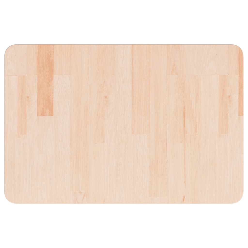 vidaXL Blat de baie, 60x40x1,5 cm, lemn masiv netratat vidaXL Blat de baie, 60x40x1,5 cm, lemn masiv netratat
