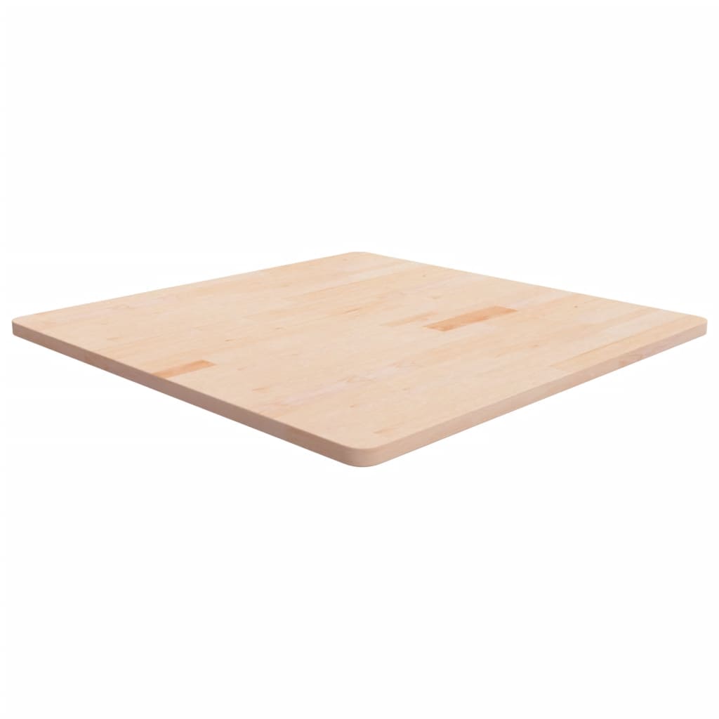 vidaXL Blat de masă pătrat,90x90x2,5 cm, lemn masiv stejar netratat