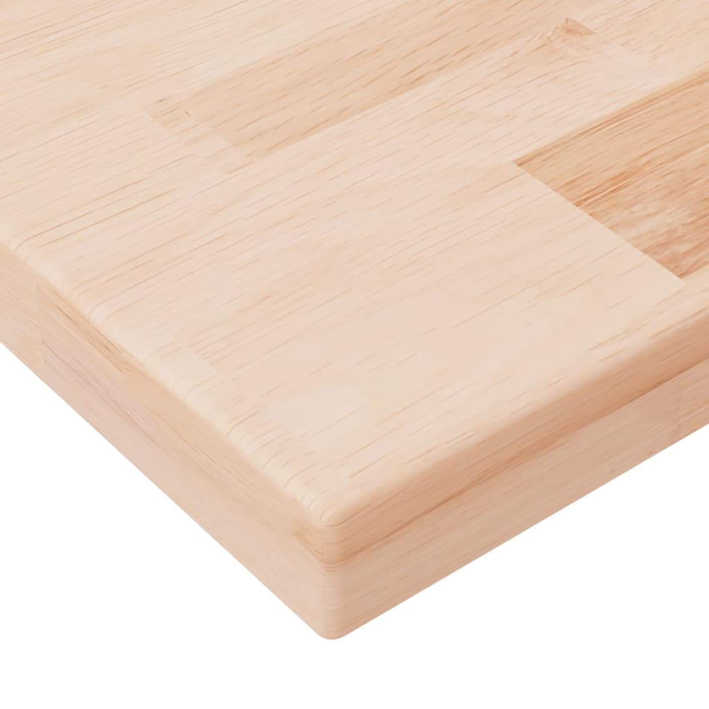 vidaXL Poliță, 40x20x2,5 cm, lemn masiv de stejar netratat