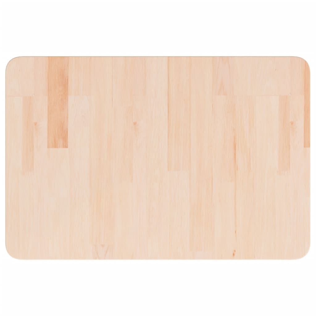vidaXL Blat de baie, 60x40x2,5 cm, lemn masiv netratat vidaXL Blat de baie, 60x40x2,5 cm, lemn masiv netratat
