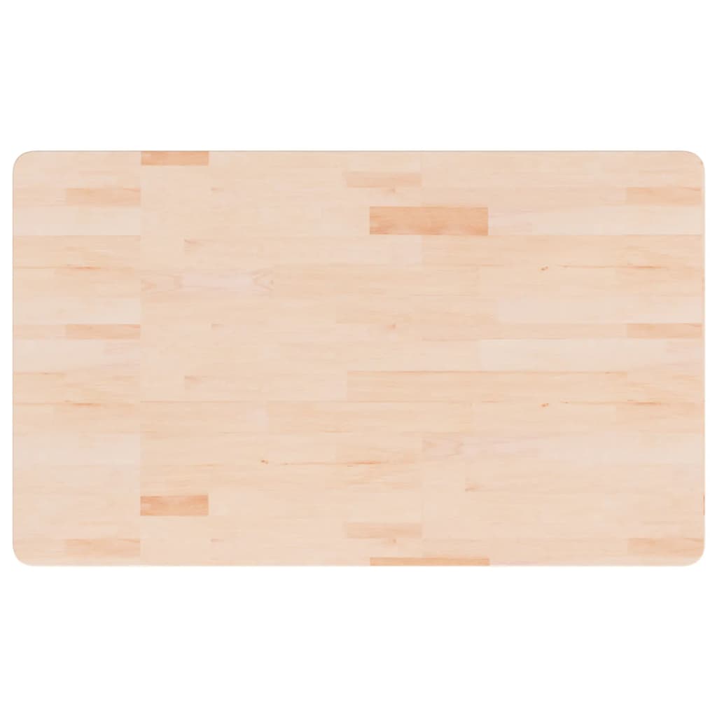 vidaXL Blat de baie, 100x60x2,5 cm, lemn masiv netratat vidaXL Blat de baie, 100x60x2,5 cm, lemn masiv netratat