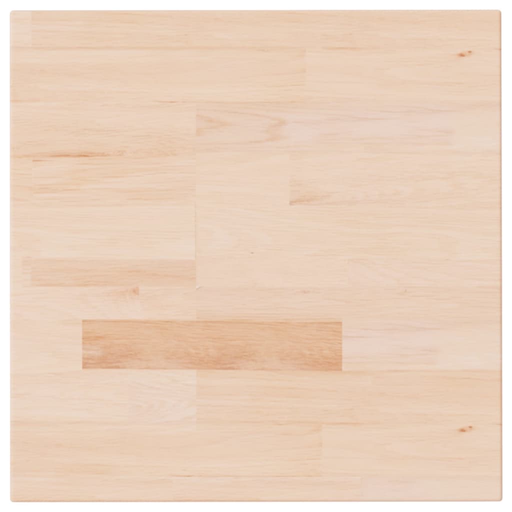 vidaXL Blat de masă pătrat, 40x40x4 cm, lemn masiv stejar netratat