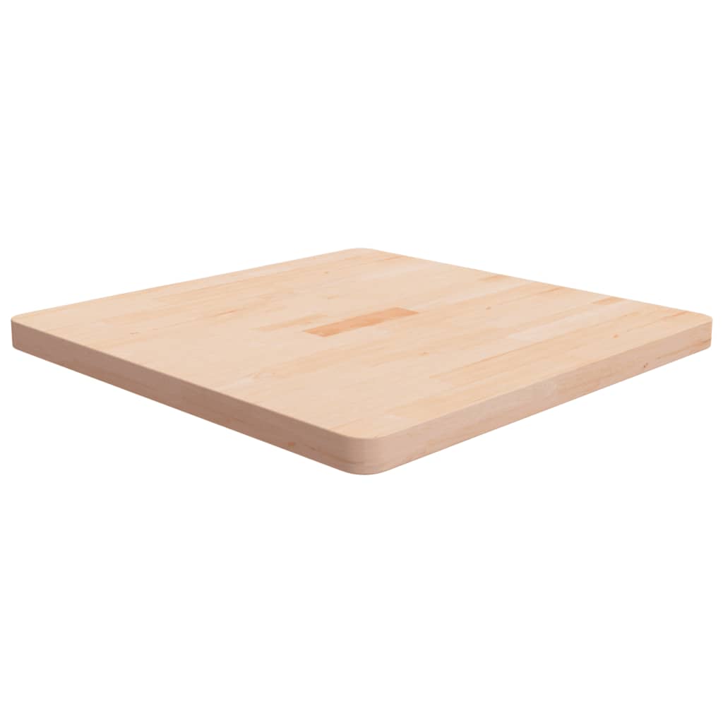 vidaXL Blat de masă pătrat, 70x70x4 cm, lemn masiv stejar netratat