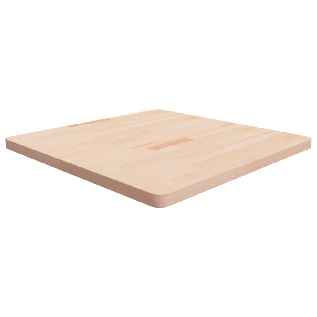 vidaXL Blat de masă pătrat, 90x90x4 cm, lemn masiv stejar netratat