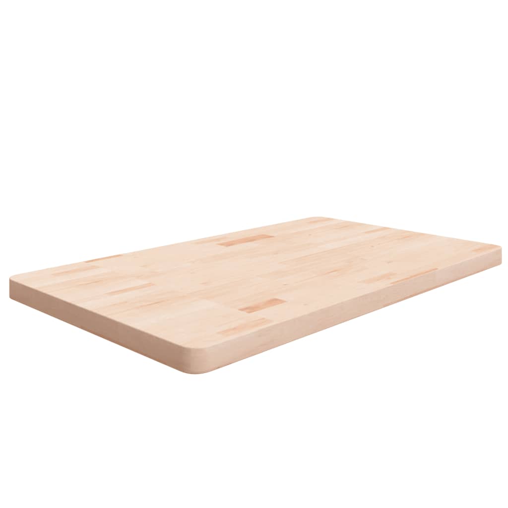 vidaXL Blat de baie, 100x60x4 cm, lemn masiv netratat vidaXL Blat de baie, 100x60x4 cm, lemn masiv netratat