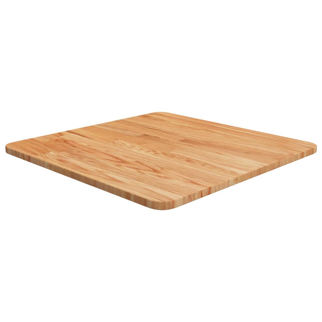 vidaXL Blat masă pătrat maro deschis 50x50x1,5cm lemn stejar tratat vidaXL Blat masă pătrat maro deschis 50x50x1,5cm lemn stejar tratat