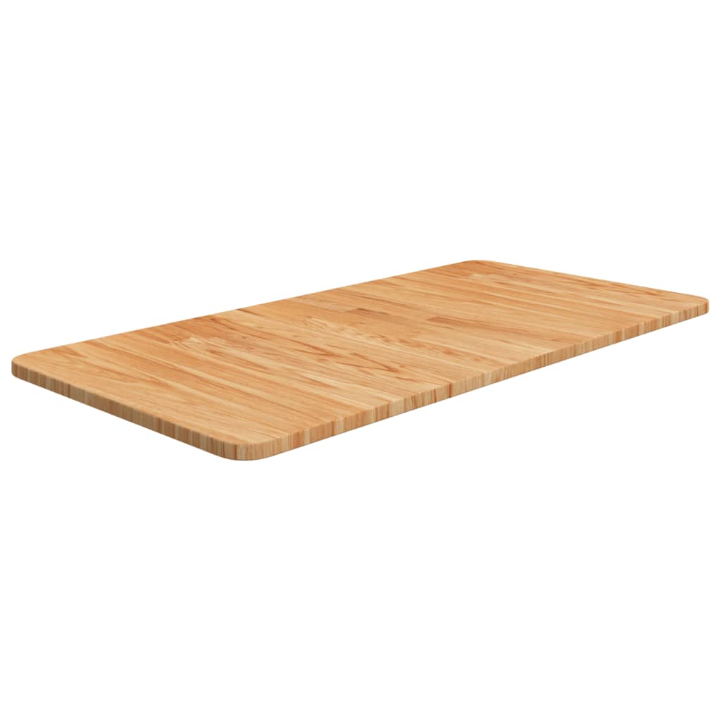 vidaXL Blat de baie, maro deschis, 80x40x1,5 cm, lemn masiv tratat vidaXL Blat de baie, maro deschis, 80x40x1,5 cm, lemn masiv tratat