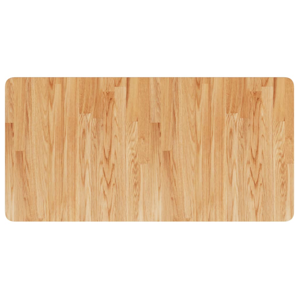 vidaXL Blat de baie, maro deschis, 100x50x1,5 cm, lemn masiv tratat vidaXL Blat de baie, maro deschis, 100x50x1,5 cm, lemn masiv tratat