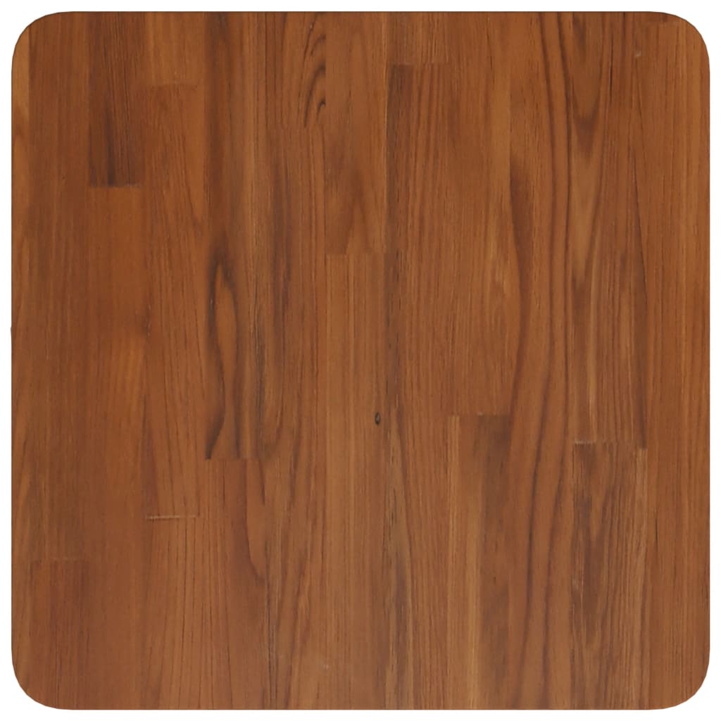 vidaXL Blat de masă pătrat maro închis 40x40x1,5 cm lemn stejar tratat
