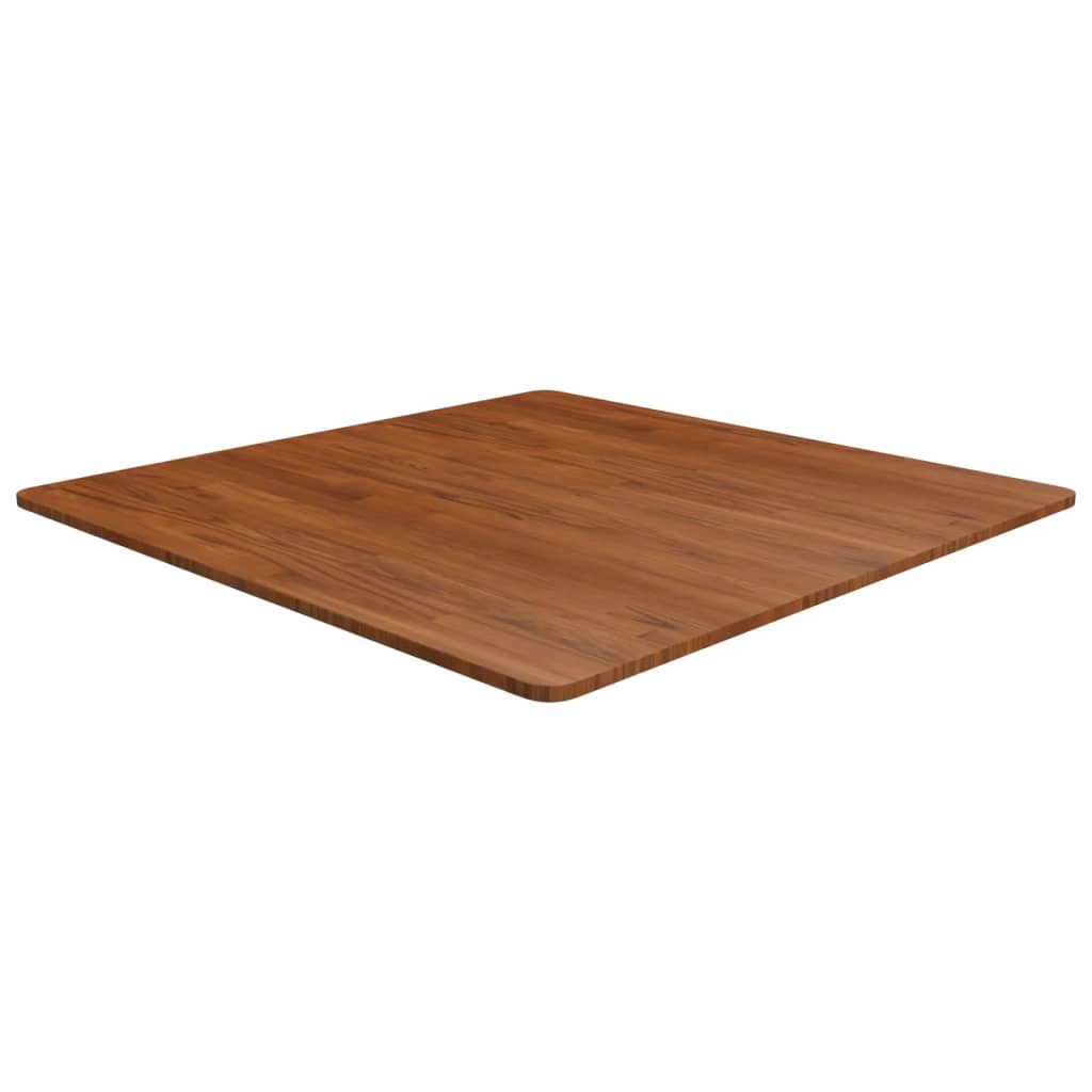 vidaXL Blat de masă pătrat maro închis 90x90x1,5 cm lemn stejar tratat vidaXL Blat de masă pătrat maro închis 90x90x1,5 cm lemn stejar tratat