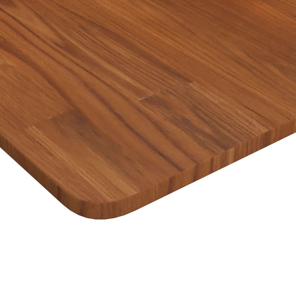 vidaXL Blat de baie, maro închis, 80x40x1,5 cm, lemn masiv tratat vidaXL Blat de baie, maro închis, 80x40x1,5 cm, lemn masiv tratat