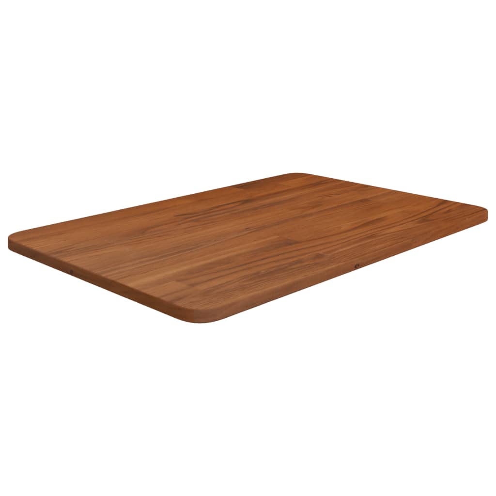 vidaXL Blat de baie, maro închis, 60x40x1,5 cm, lemn masiv tratat vidaXL Blat de baie, maro închis, 60x40x1,5 cm, lemn masiv tratat