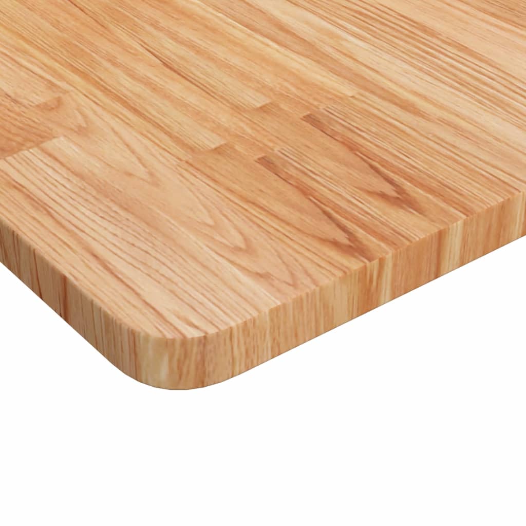 vidaXL Blat masă pătrat maro deschis 60x60x2,5 cm lemn stejar tratat vidaXL Blat masă pătrat maro deschis 60x60x2,5 cm lemn stejar tratat