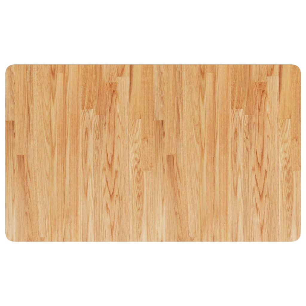 vidaXL Blat de baie, maro deschis, 100x60x2,5 cm, lemn masiv tratat vidaXL Blat de baie, maro deschis, 100x60x2,5 cm, lemn masiv tratat