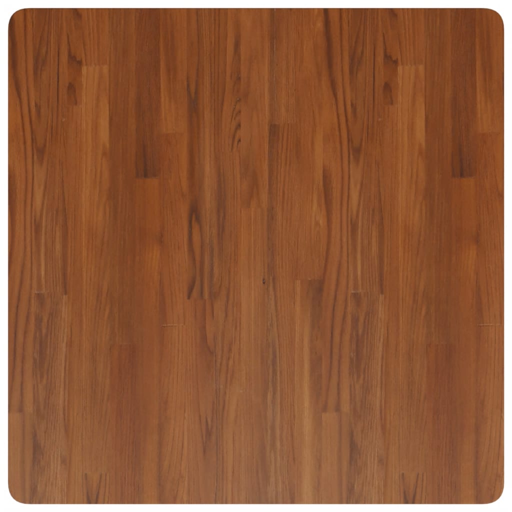 vidaXL Blat de masă pătrat maro închis 80x80x2,5 cm lemn stejar tratat vidaXL Blat de masă pătrat maro închis 80x80x2,5 cm lemn stejar tratat