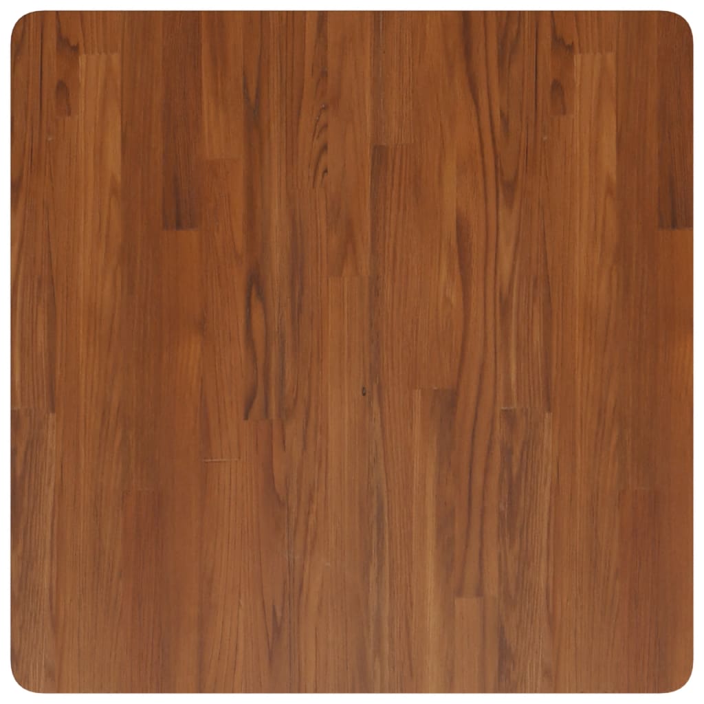 vidaXL Blat de masă pătrat maro închis 70x70x4 cm lemn stejar tratat vidaXL Blat de masă pătrat maro închis 70x70x4 cm lemn stejar tratat