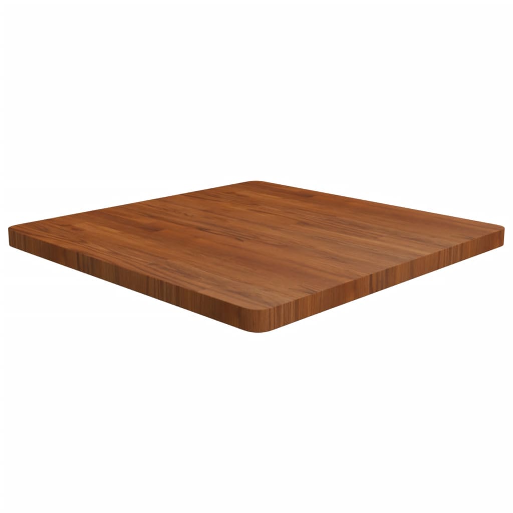 vidaXL Blat de masă pătrat maro închis 80x80x4 cm lemn stejar tratat vidaXL Blat de masă pătrat maro închis 80x80x4 cm lemn stejar tratat