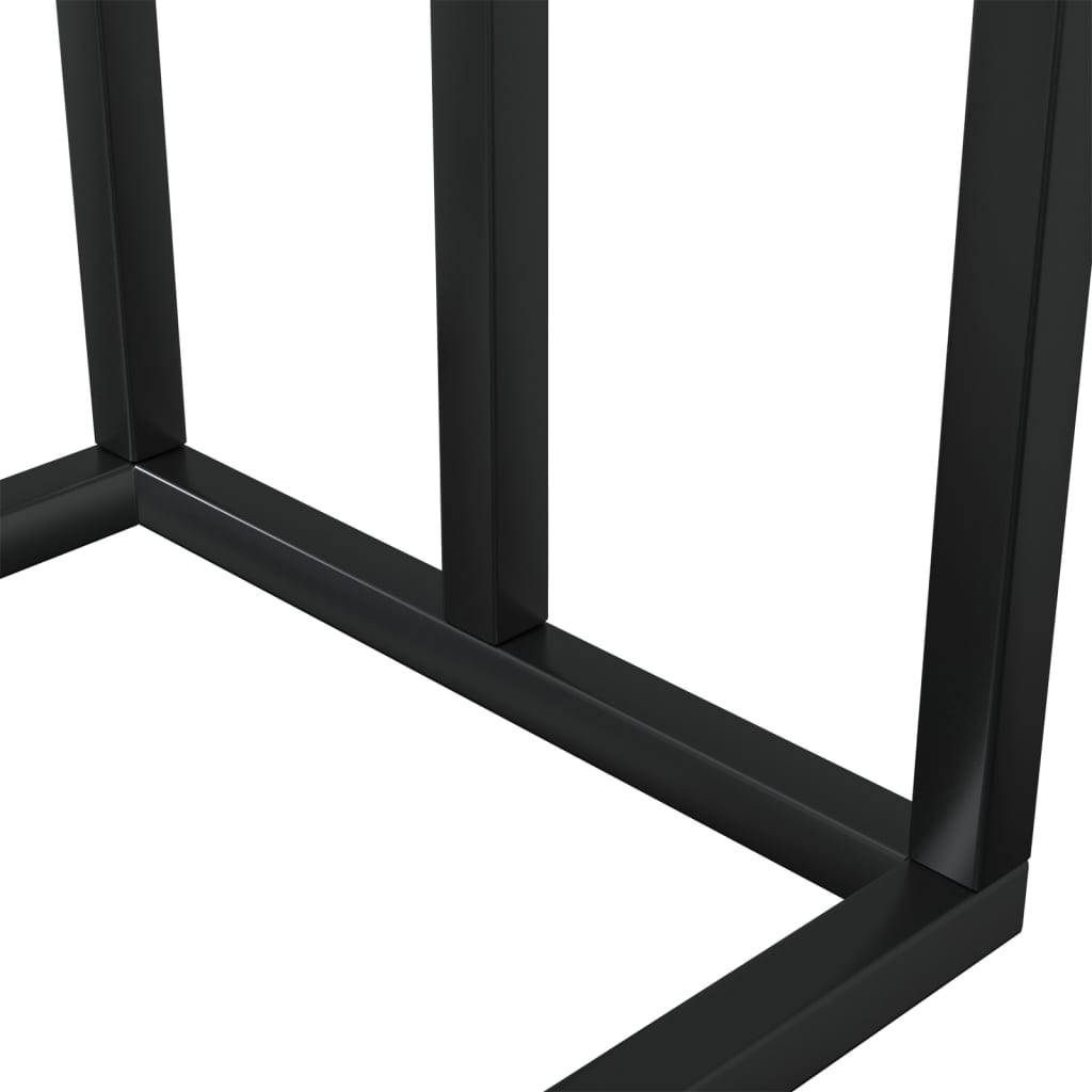 vidaXL Suport de prosoape autonom, negru, 48x24x79 cm, fier vidaXL Suport de prosoape autonom, negru, 48x24x79 cm, fier