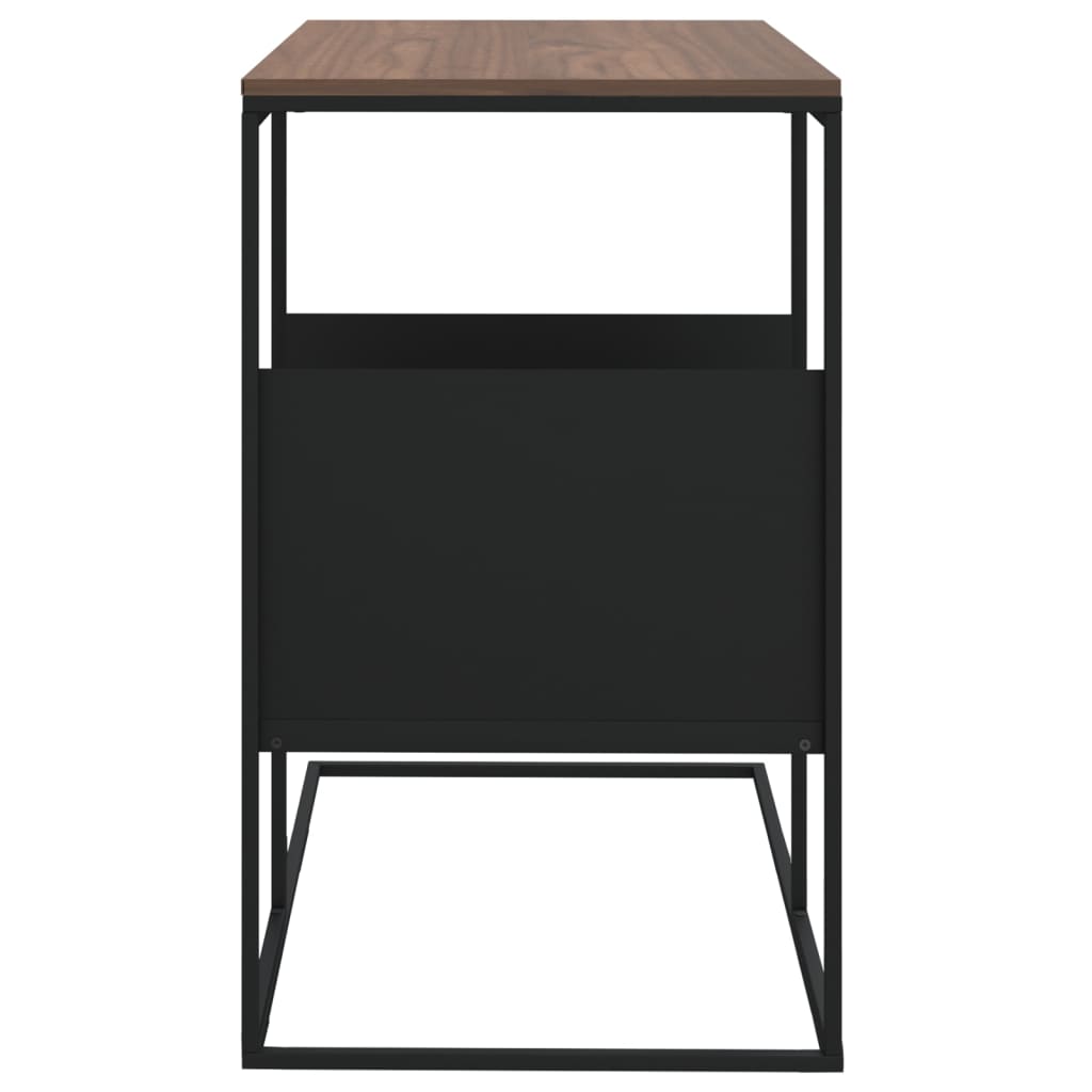 vidaXL Masă laterală, negru, 55x36x59,5 cm, lemn compozit vidaXL Masă laterală, negru, 55x36x59,5 cm, lemn compozit