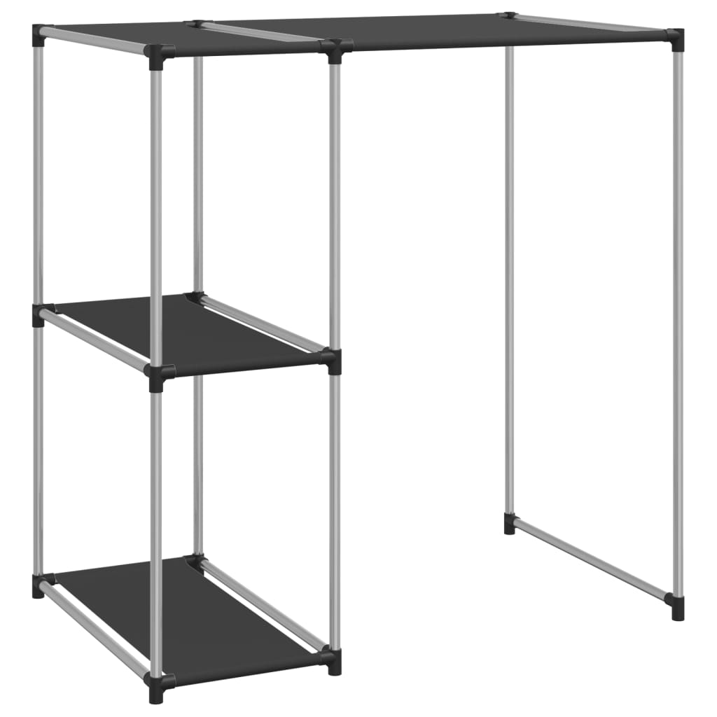 vidaXL Raft peste mașina de spălat, negru, 87x55x90,5 cm, fier vidaXL Raft peste mașina de spălat, negru, 87x55x90,5 cm, fier