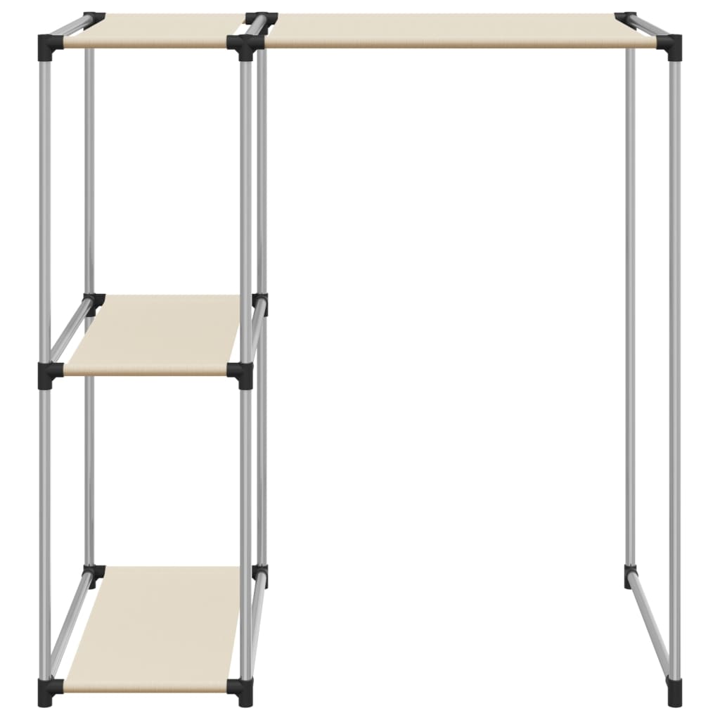vidaXL Raft peste mașina de spălat, crem, 87x55x90,5 cm, fier vidaXL Raft peste mașina de spălat, crem, 87x55x90,5 cm, fier
