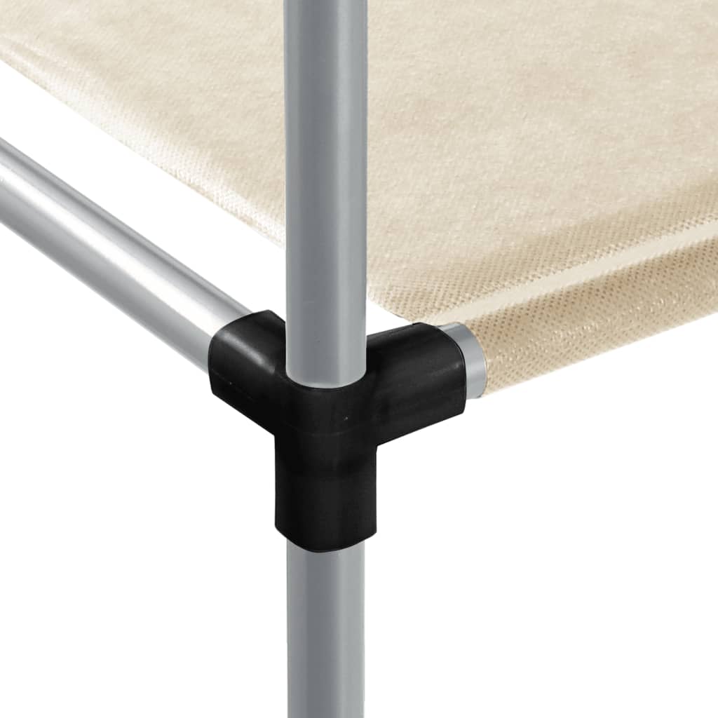vidaXL Raft peste mașina de spălat, crem, 87x55x90,5 cm, fier vidaXL Raft peste mașina de spălat, crem, 87x55x90,5 cm, fier