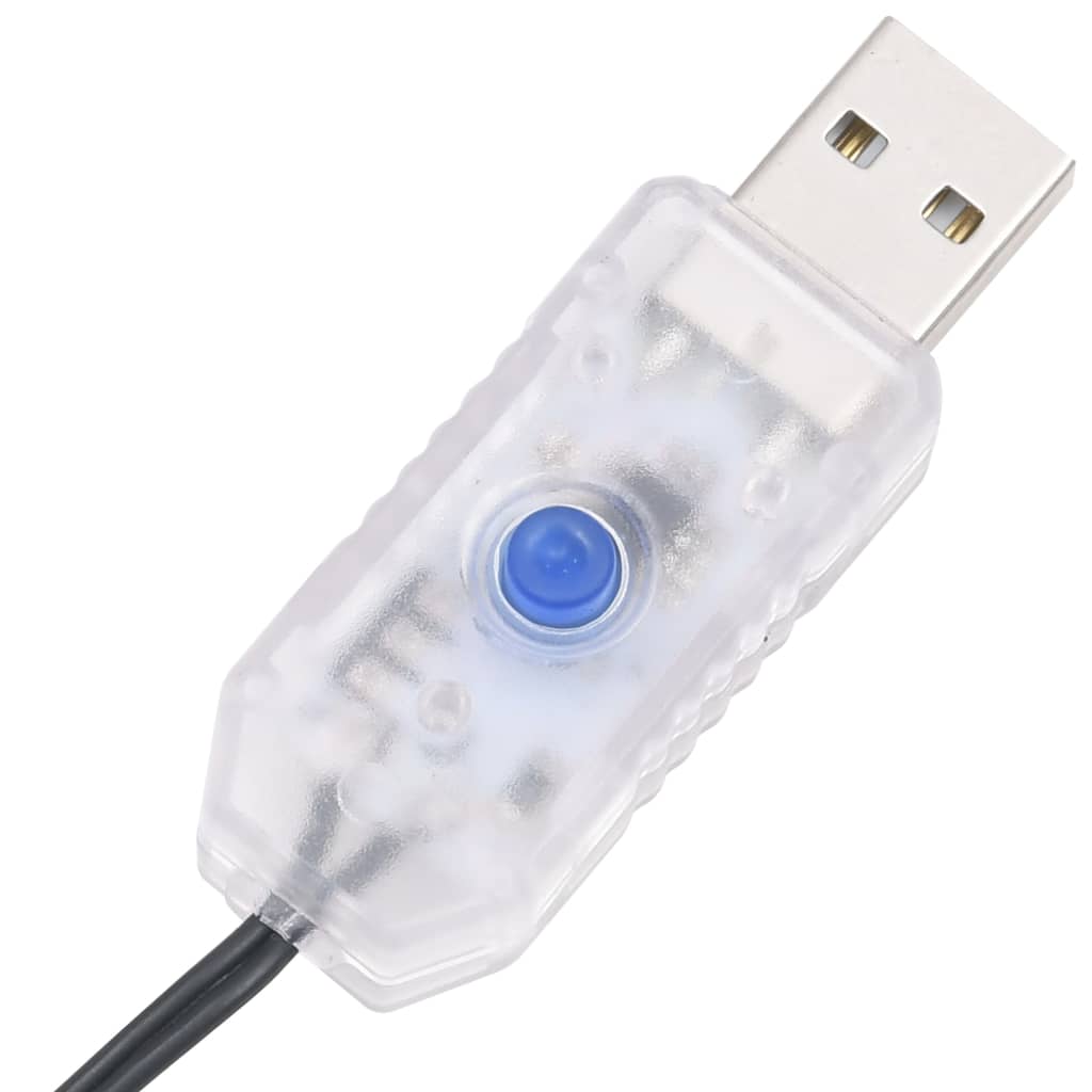 vidaXL Instalație cu 150 LED-uri, multicolor pastel, 15 m, PVC vidaXL Instalație cu 150 LED-uri, multicolor pastel, 15 m, PVC