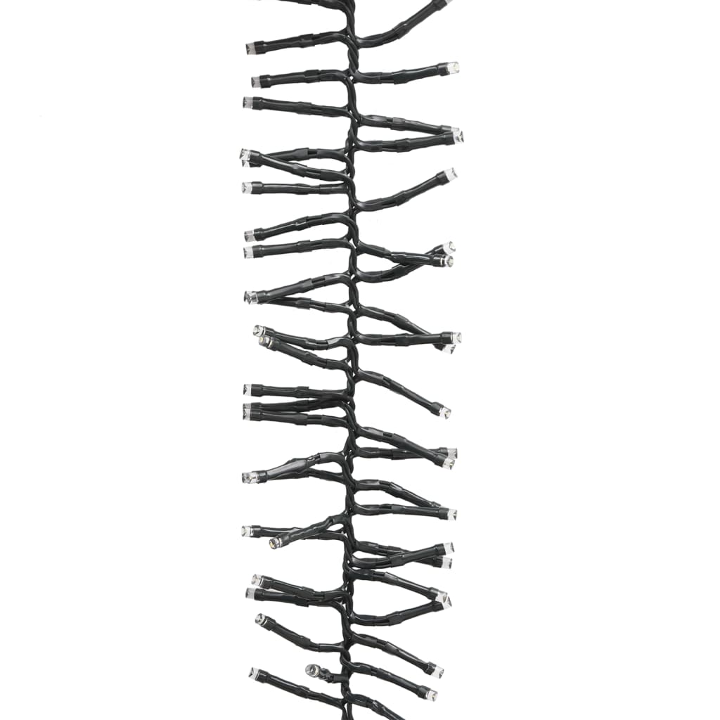 vidaXL Instalație tip cluster cu 1000 LED-uri, alb rece, 11 m, PVC vidaXL Instalație tip cluster cu 1000 LED-uri, alb rece, 11 m, PVC