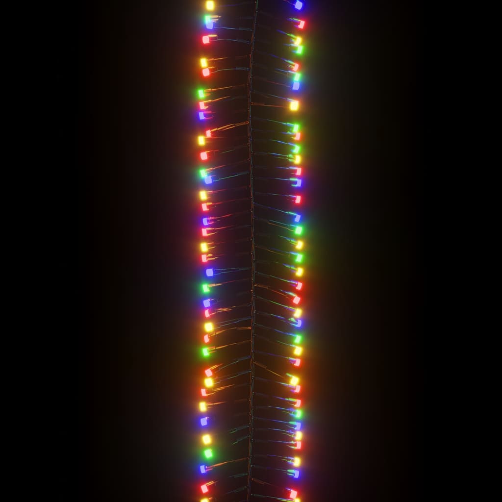 vidaXL Instalație tip cluster cu 1000 LED-uri, multicolor, 11 m, PVC vidaXL Instalație tip cluster cu 1000 LED-uri, multicolor, 11 m, PVC