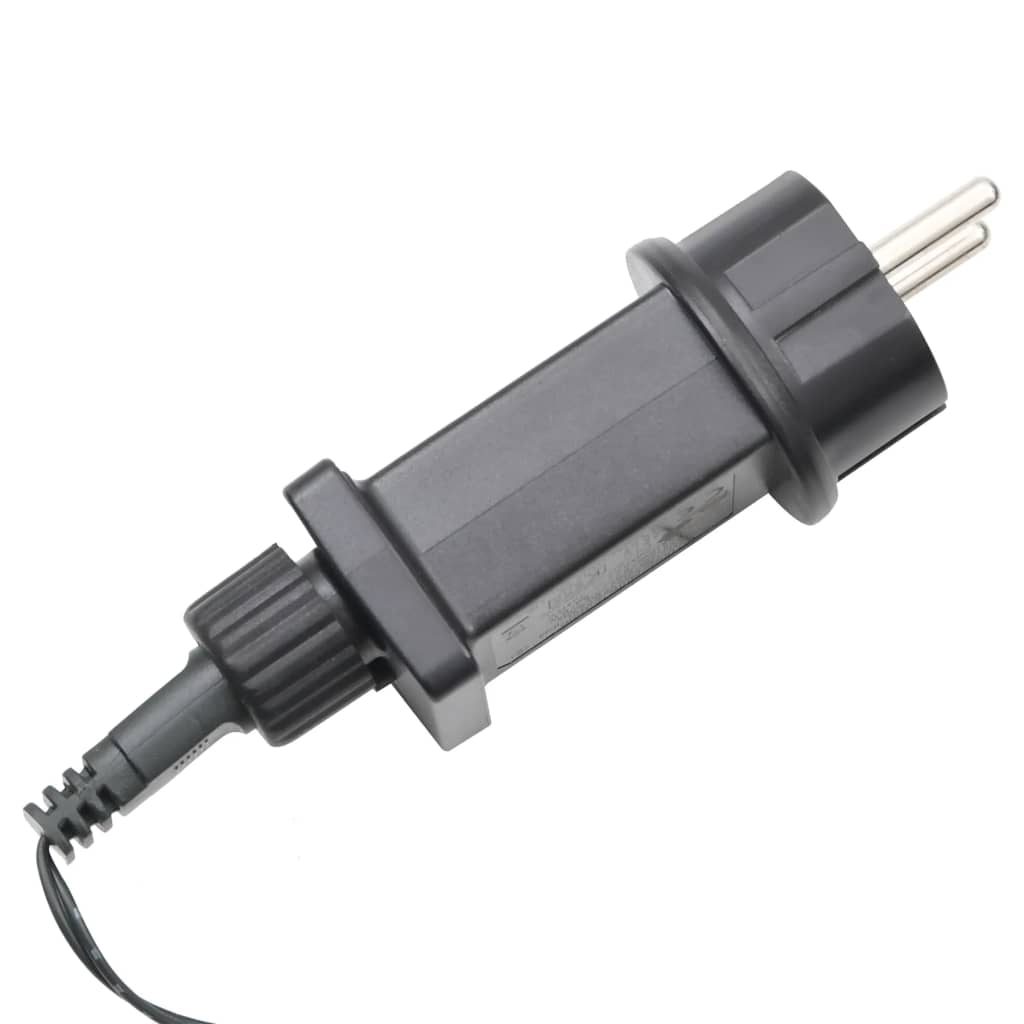 vidaXL Instalație tip cluster cu 3000 LED-uri, alb cald, 23 m, PVC