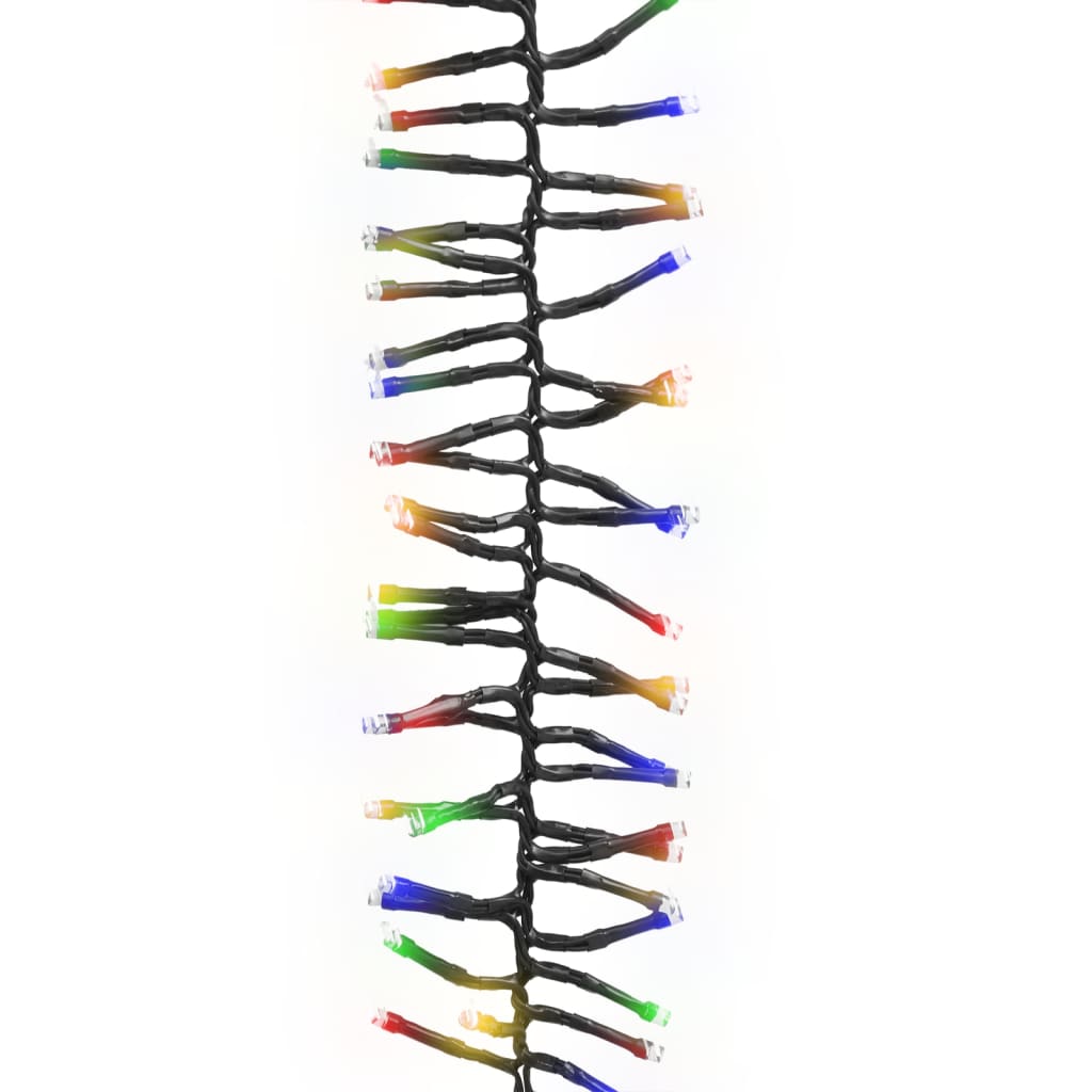 vidaXL Instalație cluster cu 3000 LED-uri, multicolor, 23 m, PVC vidaXL Instalație cluster cu 3000 LED-uri, multicolor, 23 m, PVC