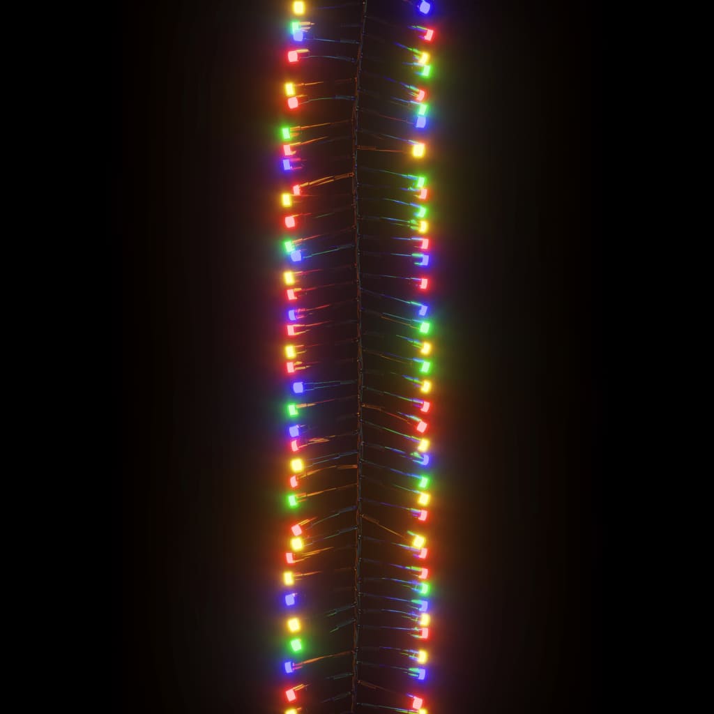 vidaXL Instalație cluster cu 3000 LED-uri, multicolor, 23 m, PVC vidaXL Instalație cluster cu 3000 LED-uri, multicolor, 23 m, PVC