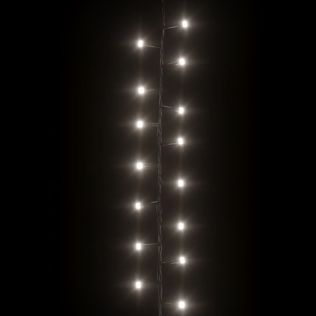 vidaXL Instalație compactă cu 2000 LED-uri, alb rece, 45 m, PVC vidaXL Instalație compactă cu 2000 LED-uri, alb rece, 45 m, PVC