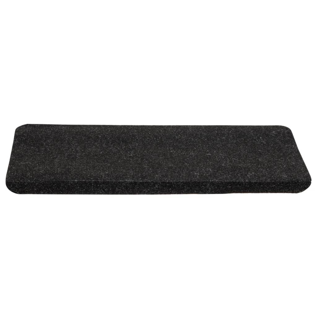 vidaXL Covorașe scări autoadezive, 15 buc., antracit, 65x24,5x3,5 cm vidaXL Covorașe scări autoadezive, 15 buc., antracit, 65x24,5x3,5 cm