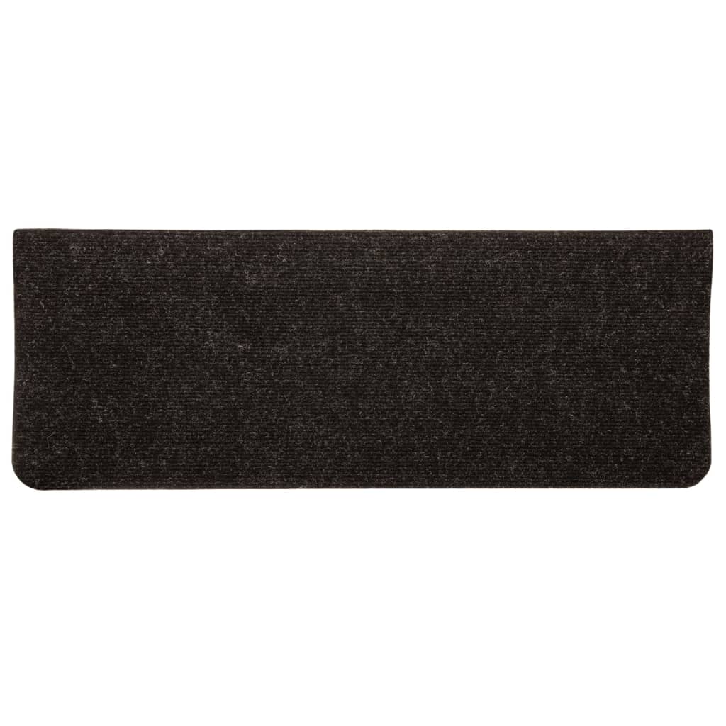 vidaXL Covorașe scări autoadezive, 15 buc., antracit, 65x24,5x3,5 cm vidaXL Covorașe scări autoadezive, 15 buc., antracit, 65x24,5x3,5 cm