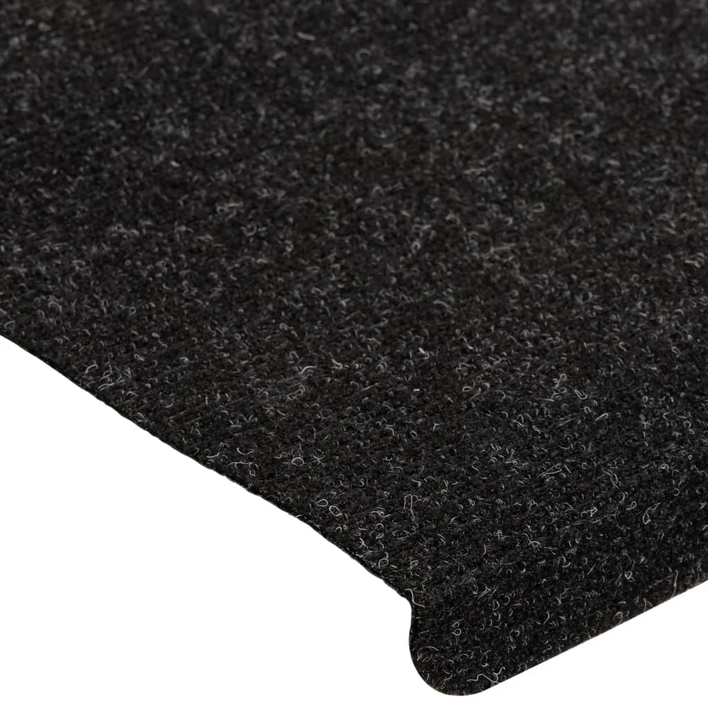 vidaXL Covorașe scări autoadezive, 15 buc., antracit, 65x24,5x3,5 cm vidaXL Covorașe scări autoadezive, 15 buc., antracit, 65x24,5x3,5 cm