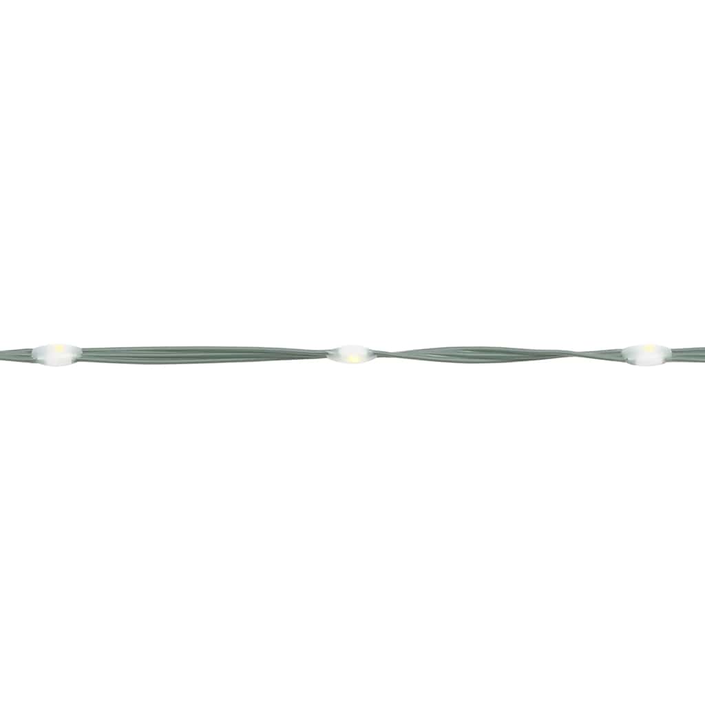 vidaXL Brad de Crăciun conic, 200 LED-uri, alb rece, 70x180 cm