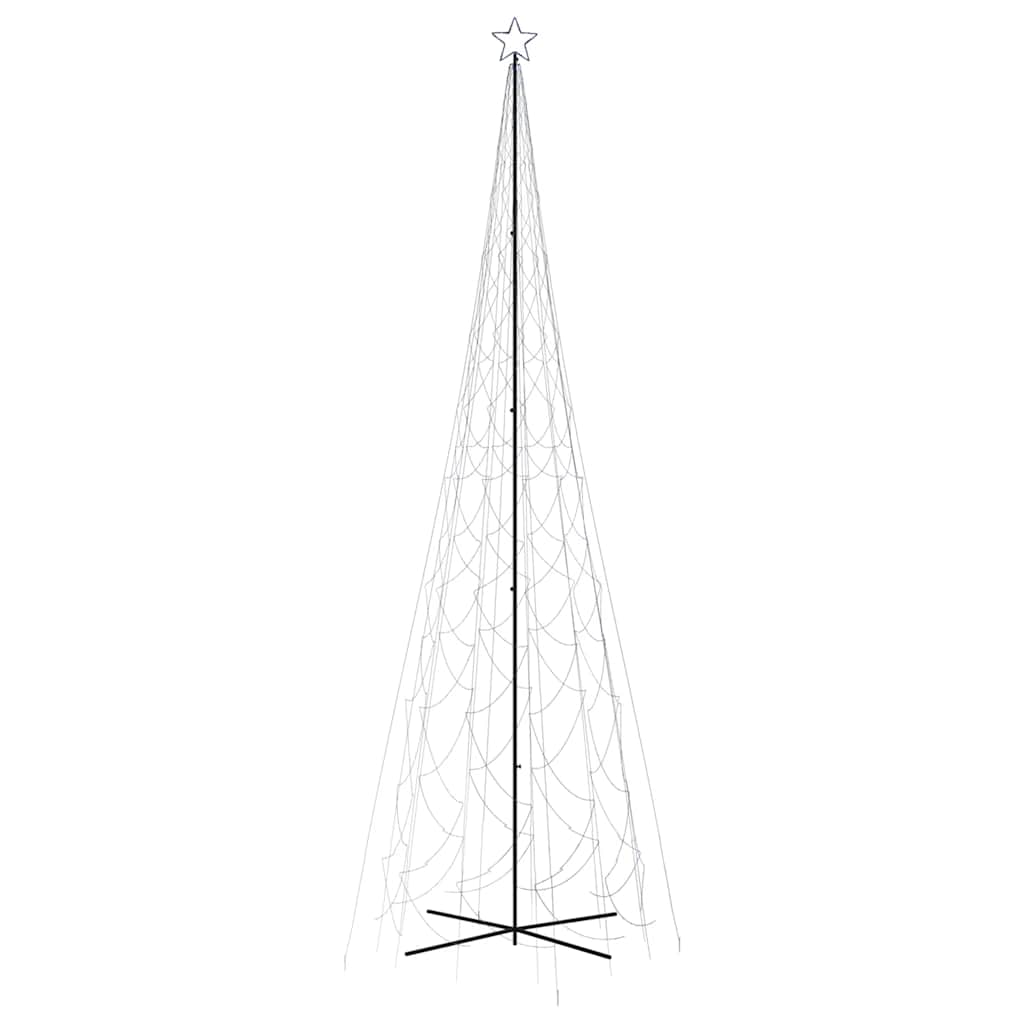 vidaXL Brad de Crăciun conic, 3000 LED-uri, albastru, 230x800 cm vidaXL Brad de Crăciun conic, 3000 LED-uri, albastru, 230x800 cm