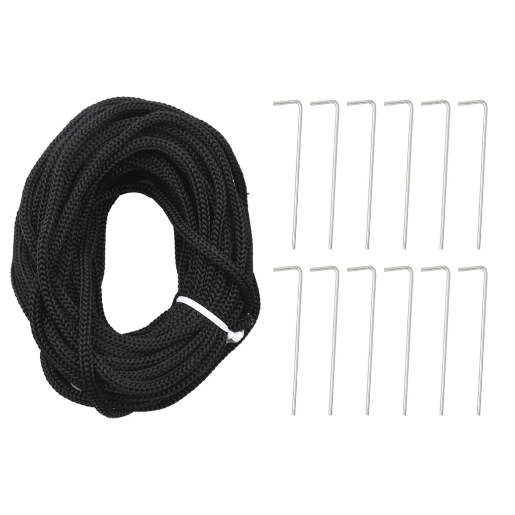 vidaXL Brad de Crăciun pe catarg, 732 LED-uri, albastru, 500 cm