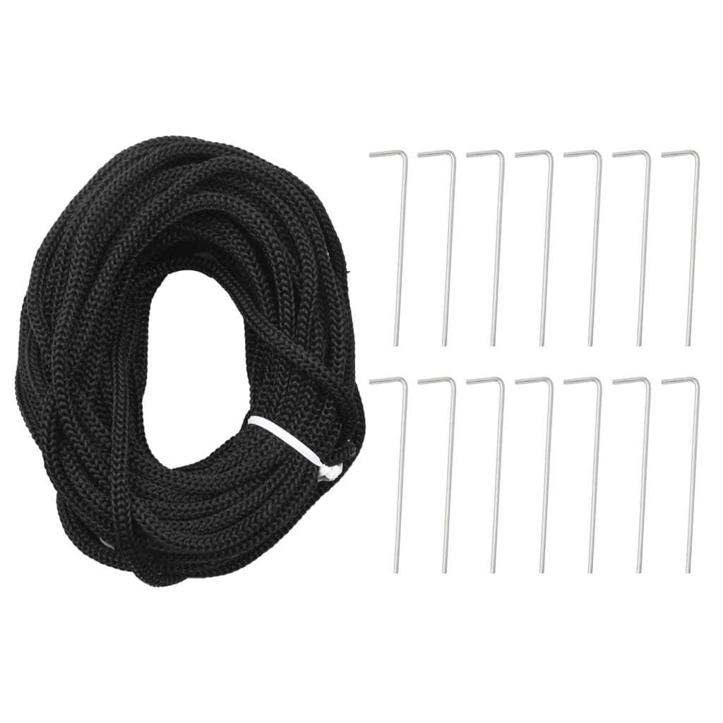 vidaXL Brad de Crăciun pe catarg, 1134 LED-uri, multicolor, 800 cm