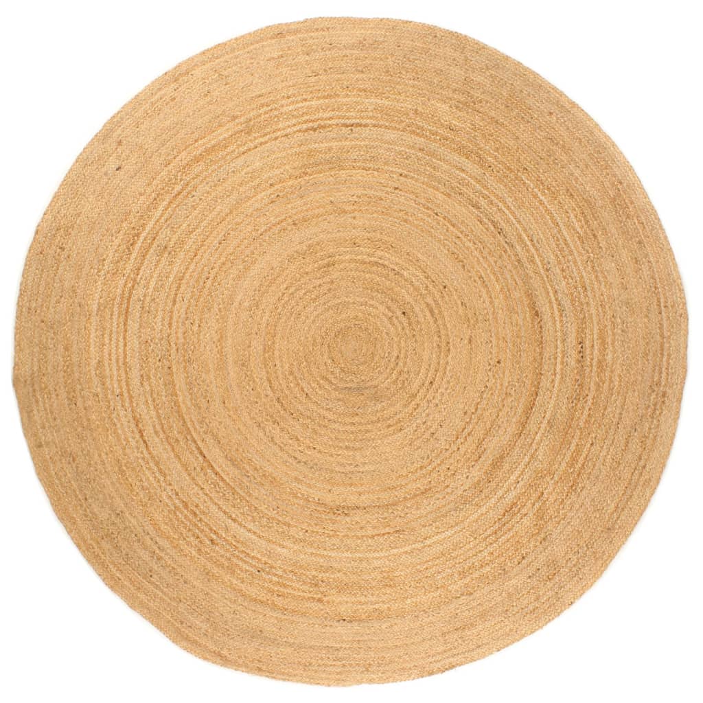 vidaXL Covor din iută împletită, 180 cm, rotund vidaXL Covor din iută împletită, 180 cm, rotund