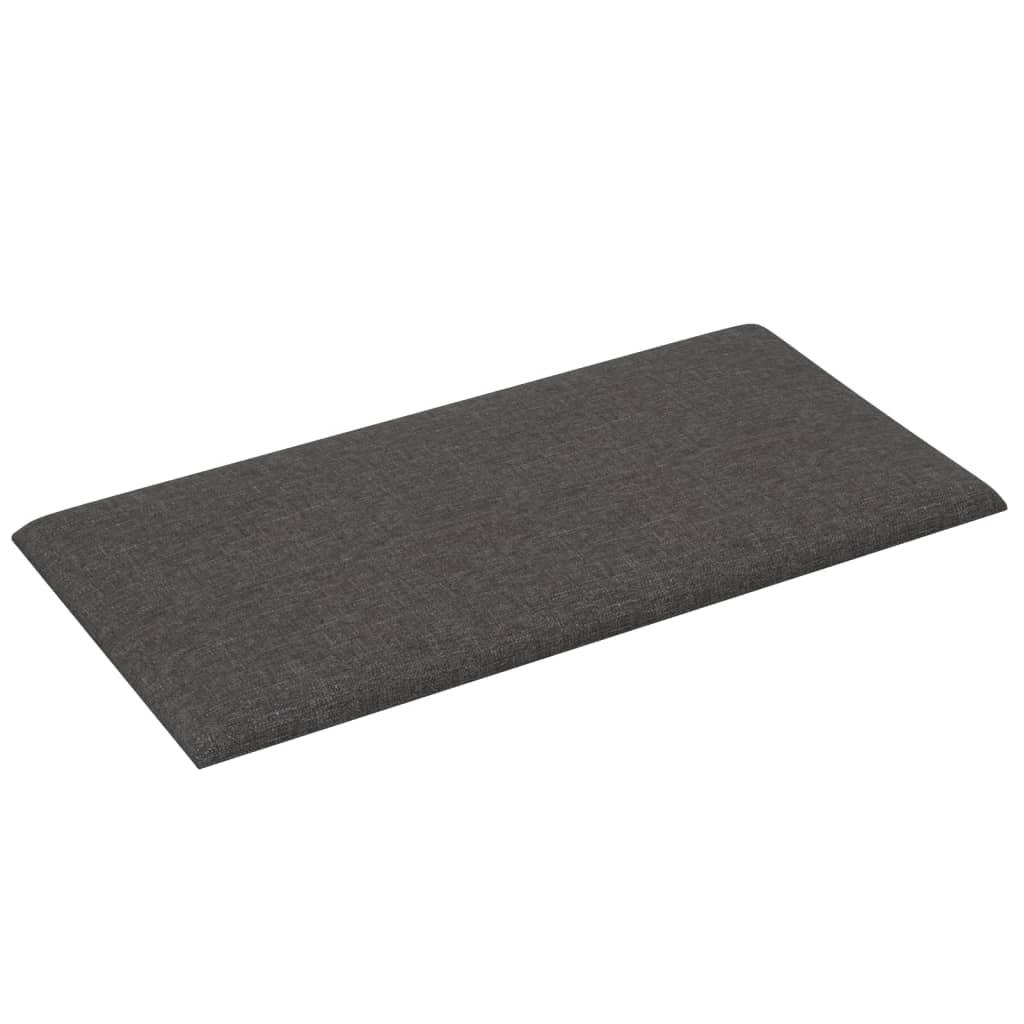 vidaXL Panouri de perete 12 buc. gri închis 30x15 cm textil 0,54 m² vidaXL Panouri de perete 12 buc. gri închis 30x15 cm textil 0,54 m²