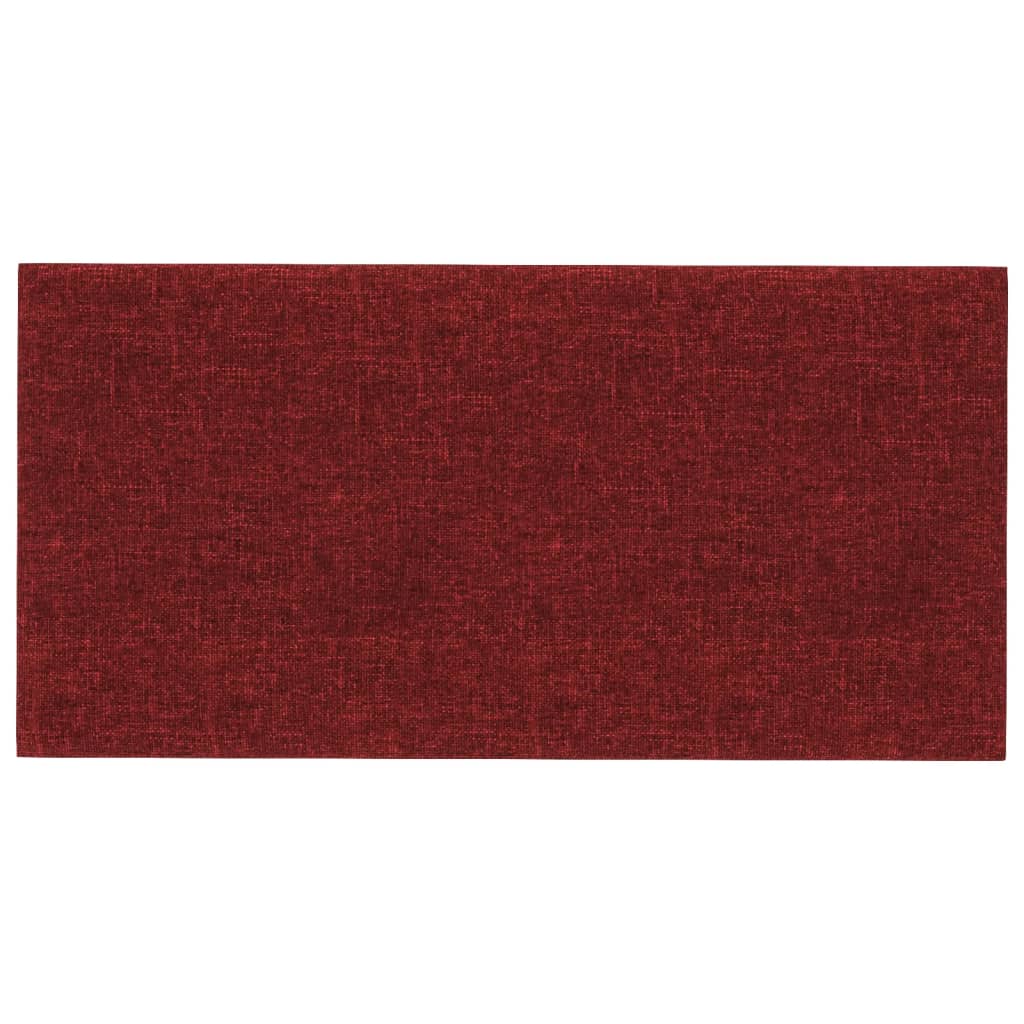 vidaXL Panouri de perete, 12 buc., roșu vin, 30x15 cm, textil, 0,54 m² vidaXL Panouri de perete, 12 buc., roșu vin, 30x15 cm, textil, 0,54 m²