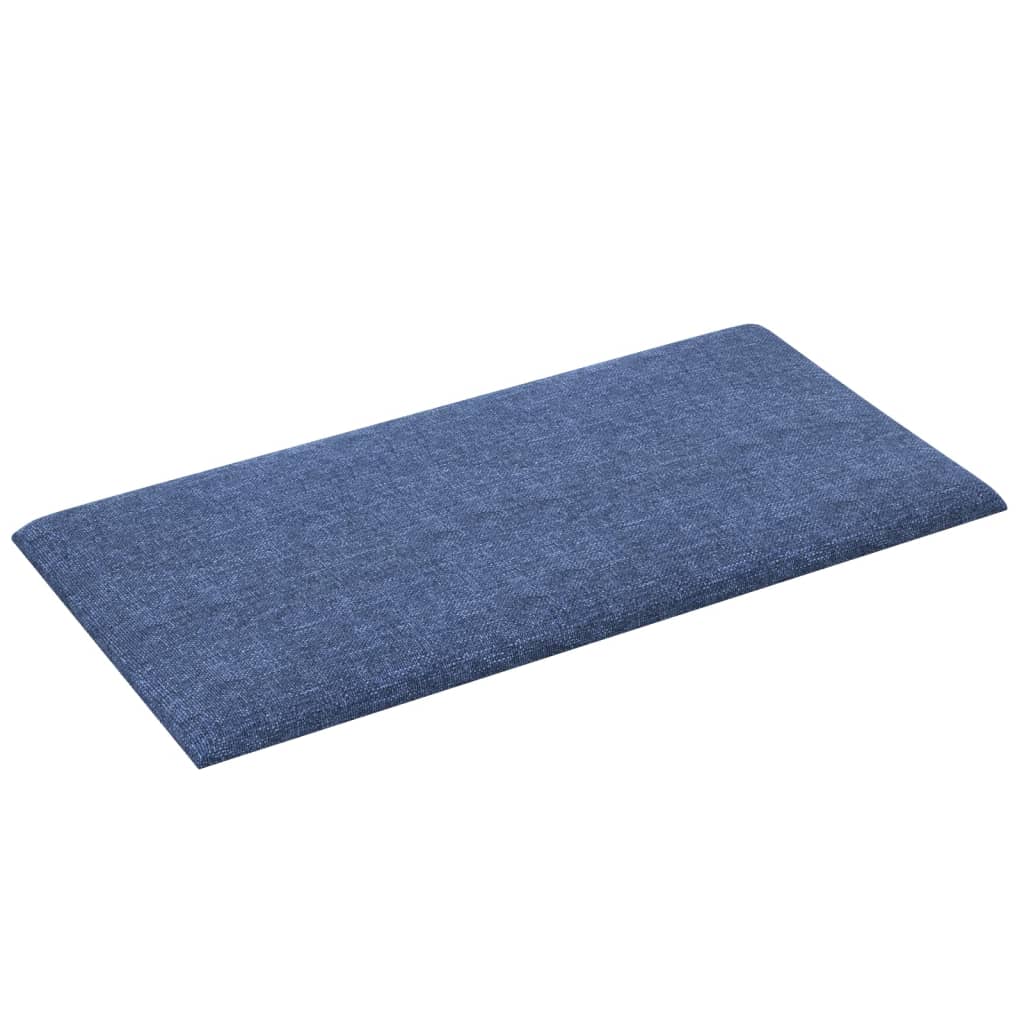 vidaXL Panouri de perete, 12 buc., albastru, 30x15 cm, textil, 0,54 m² vidaXL Panouri de perete, 12 buc., albastru, 30x15 cm, textil, 0,54 m²