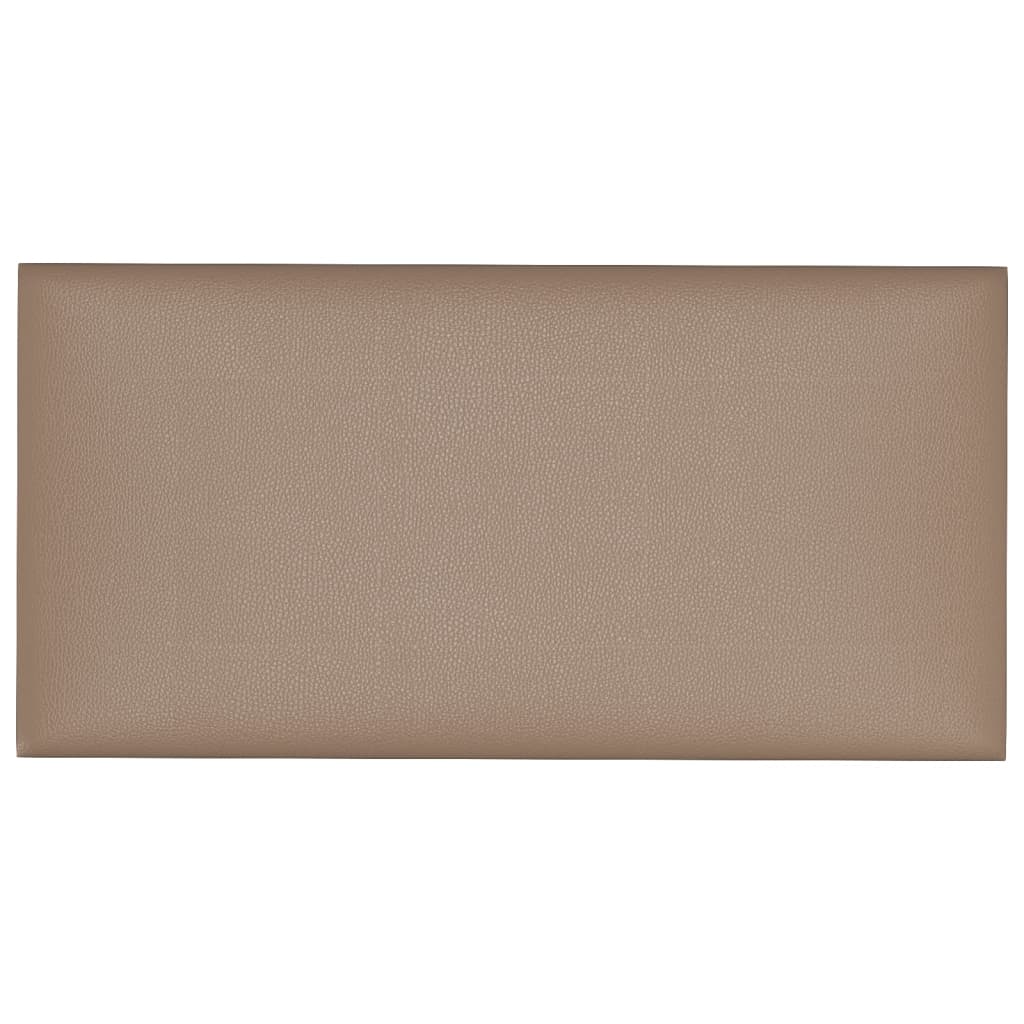 vidaXL Panouri de perete 12 buc. cappuccino 30x15 cm piele eco 0,54 m² vidaXL Panouri de perete 12 buc. cappuccino 30x15 cm piele eco 0,54 m²