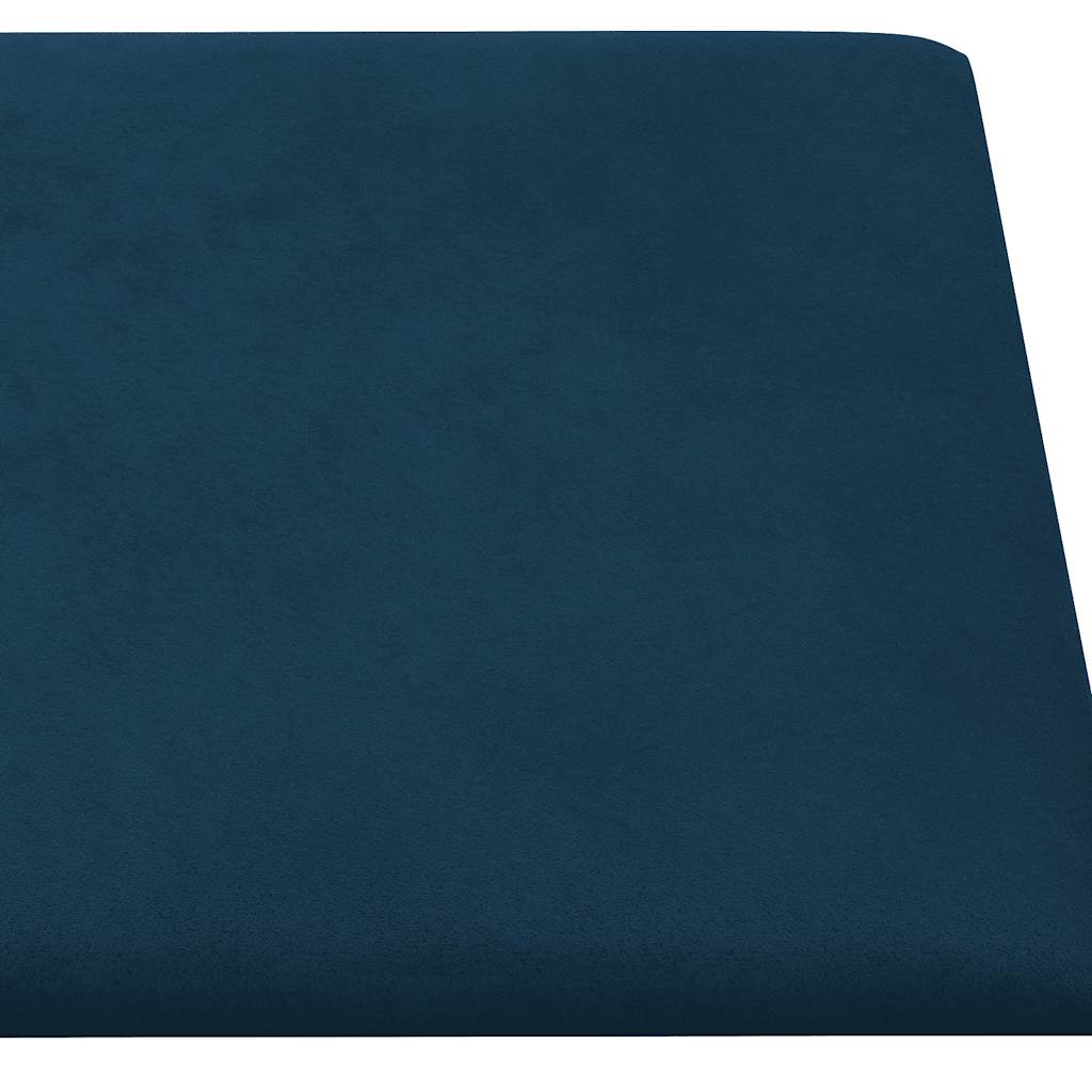 vidaXL Panouri de perete 12 buc. albastru 30x15 cm catifea 0,54 m² vidaXL Panouri de perete 12 buc. albastru 30x15 cm catifea 0,54 m²