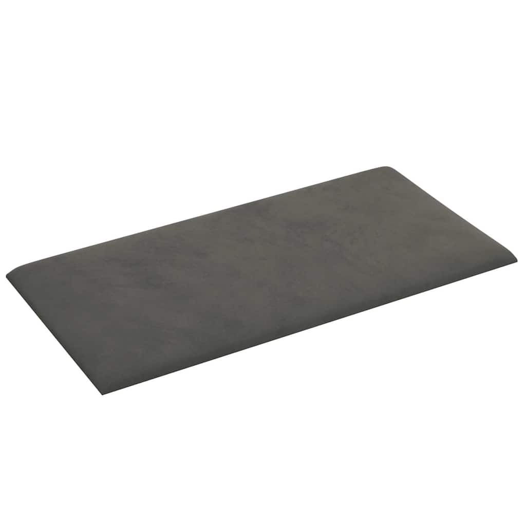 vidaXL Panouri de perete 12 buc. gri închis 30x15 cm catifea 0,54 m² vidaXL Panouri de perete 12 buc. gri închis 30x15 cm catifea 0,54 m²